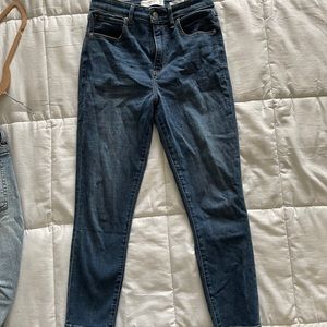 Super skinny high rise jeans